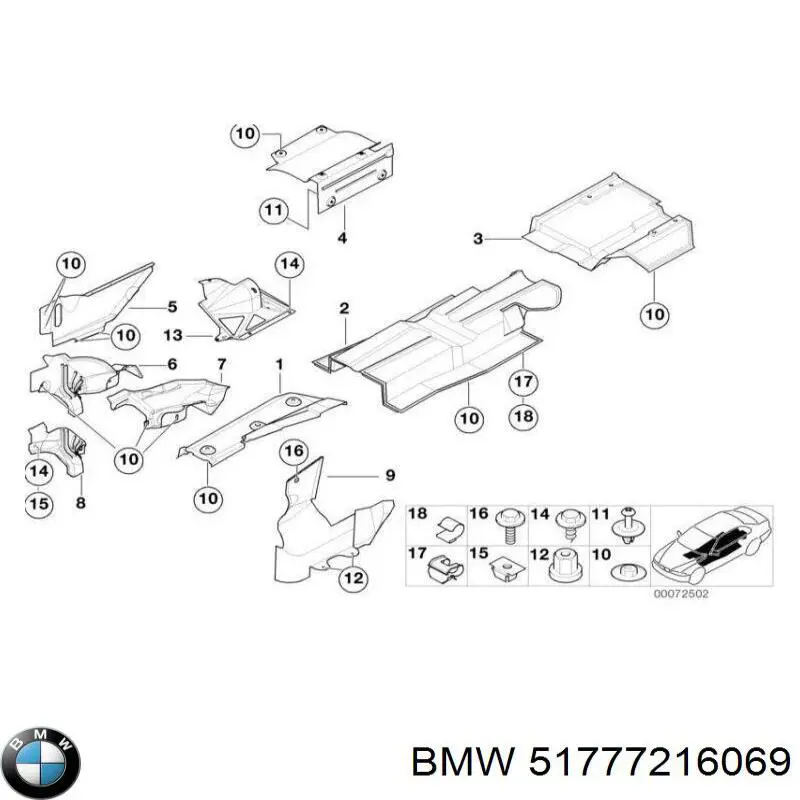  BMW 51777216069 ціна, від 112.61 USD
