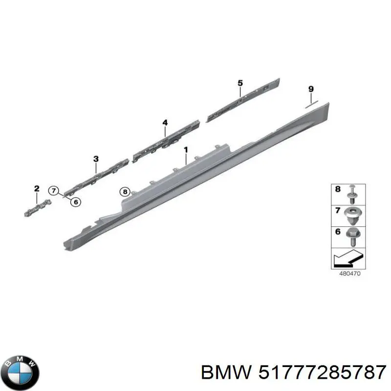  BMW 51777285787 ціна, від 14.22 USD