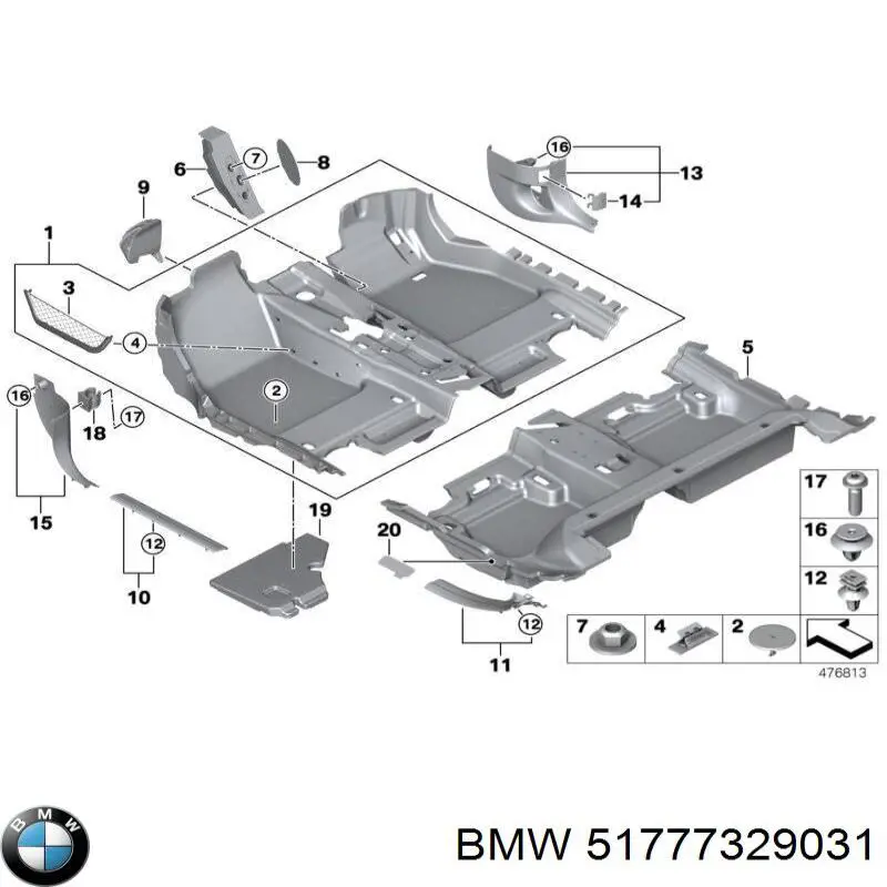  BMW 51777329031 ціна, від 33.24 USD