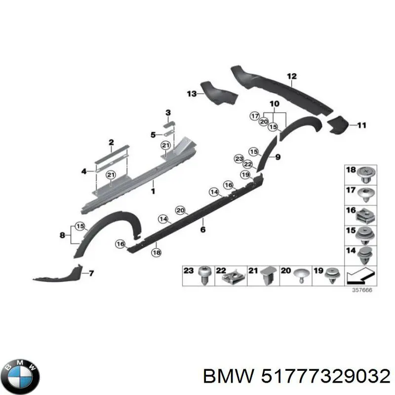  BMW 51777329032 ціна, від 33.24 USD