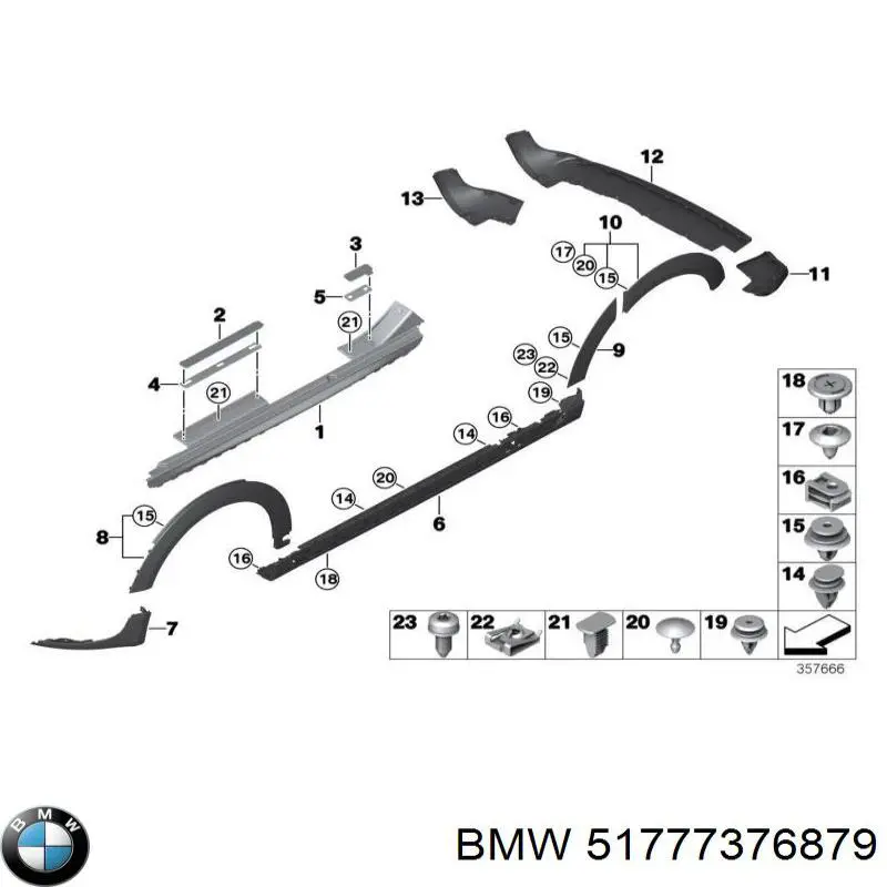  BMW 51777376879 ціна, від 27.78 USD