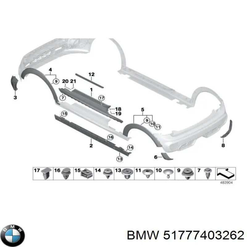  BMW 51777403262 ціна, від 142.36 USD