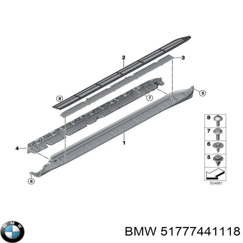  BMW 51777441118 ціна, від 110.20 USD