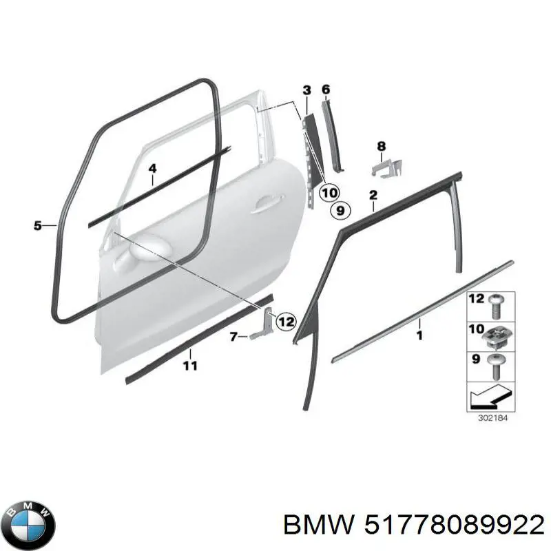  BMW 51778089922 ціна, від 50.68 USD