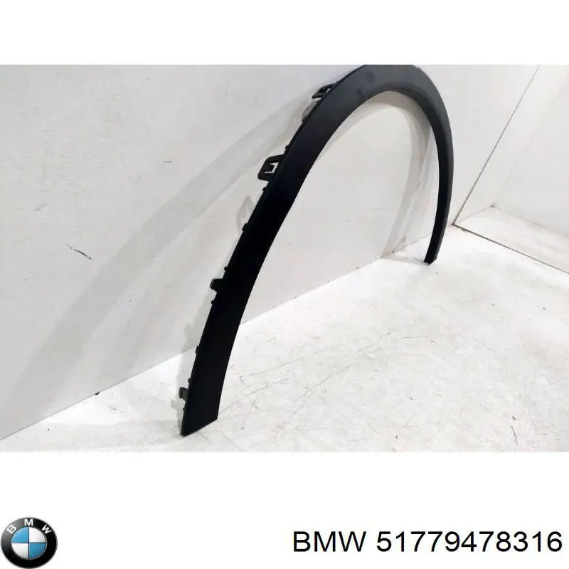 51779478316 BMW Молдинг арки колеса заднього, правий