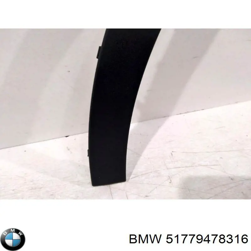 Молдинг задньої арки крила, правий BMW 51779478316 ціна, від 126.66 USD