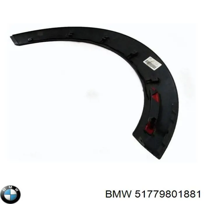 51779801881 BMW Розширювач/накладка арки переднього крила, лівий