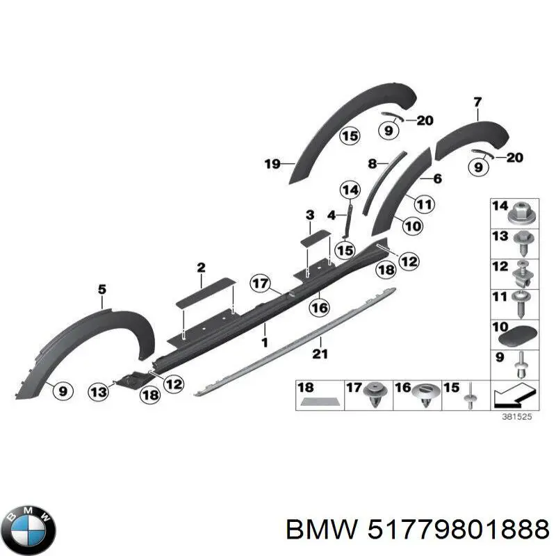  BMW 9801888 ціна, від 62.85 USD