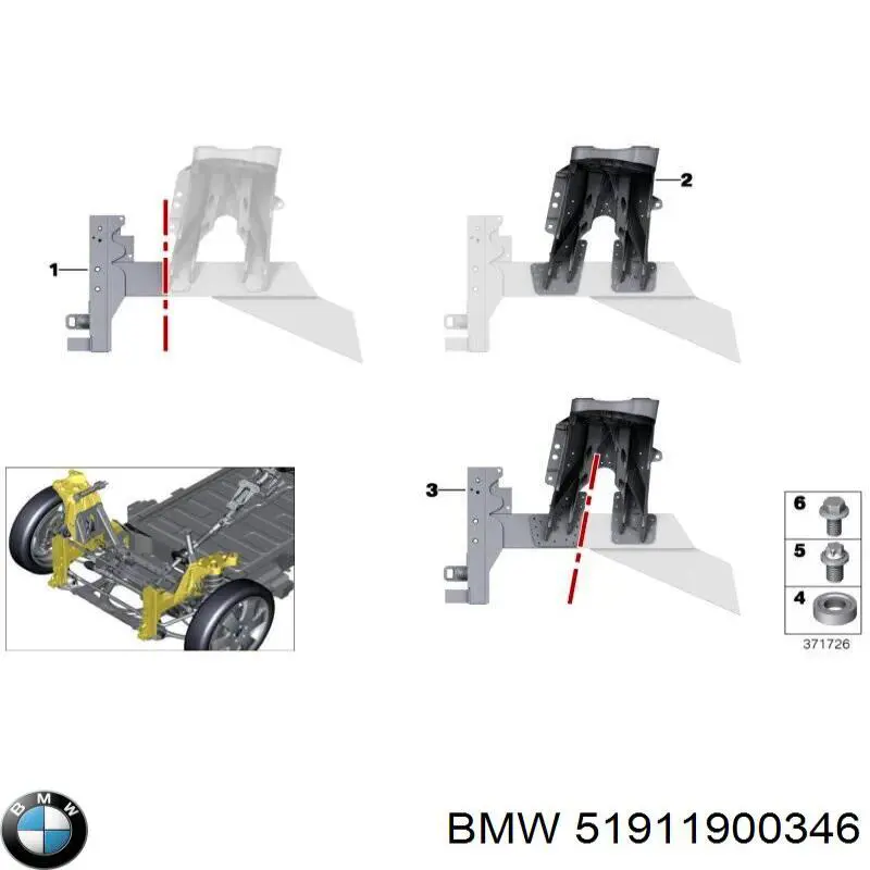  BMW 51911900346 ціна, від 27.26 USD