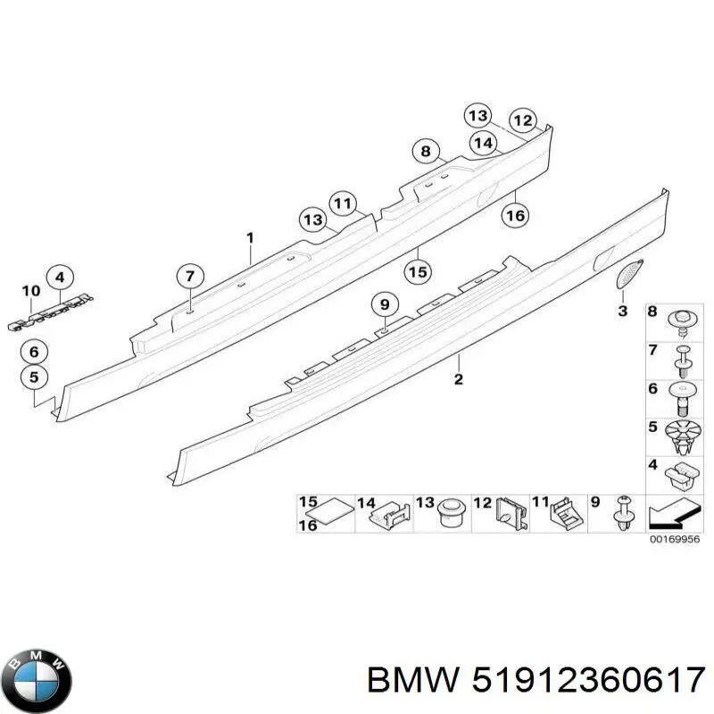 BMW 51912360617 ціна, від 34.56 USD