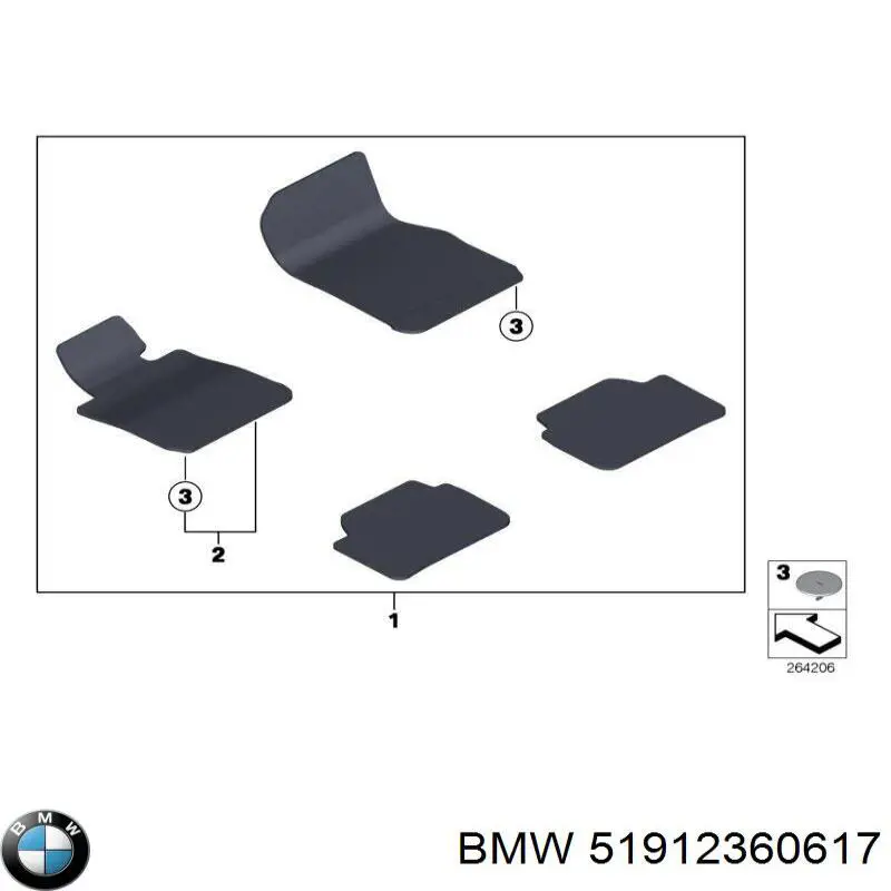 51912360617 BMW 