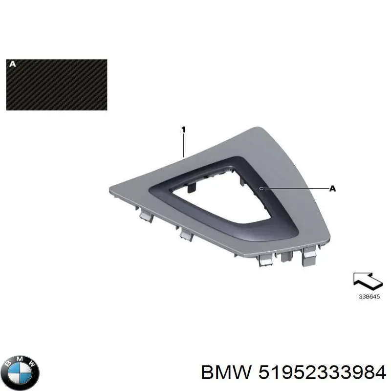 Купити 51952333984 BMW 