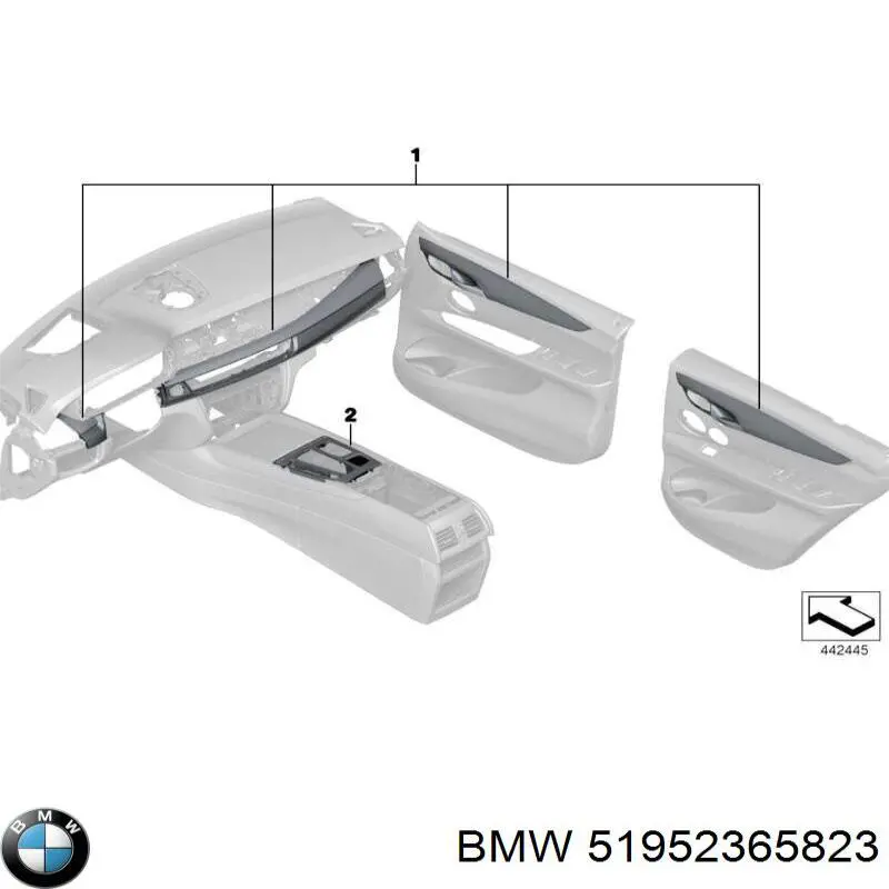 Купити 51952446977 BMW 