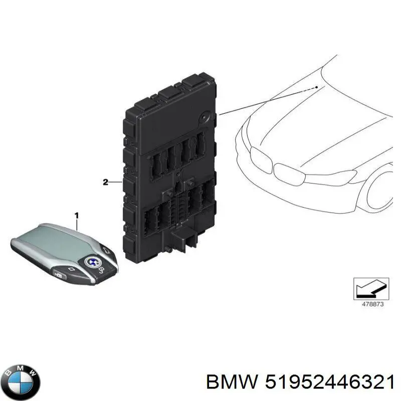  BMW 51952446321