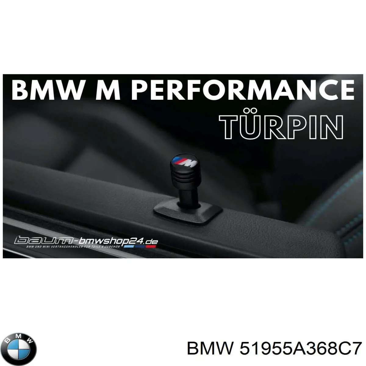  BMW 51955A368C7 ціна, від 87.32 USD