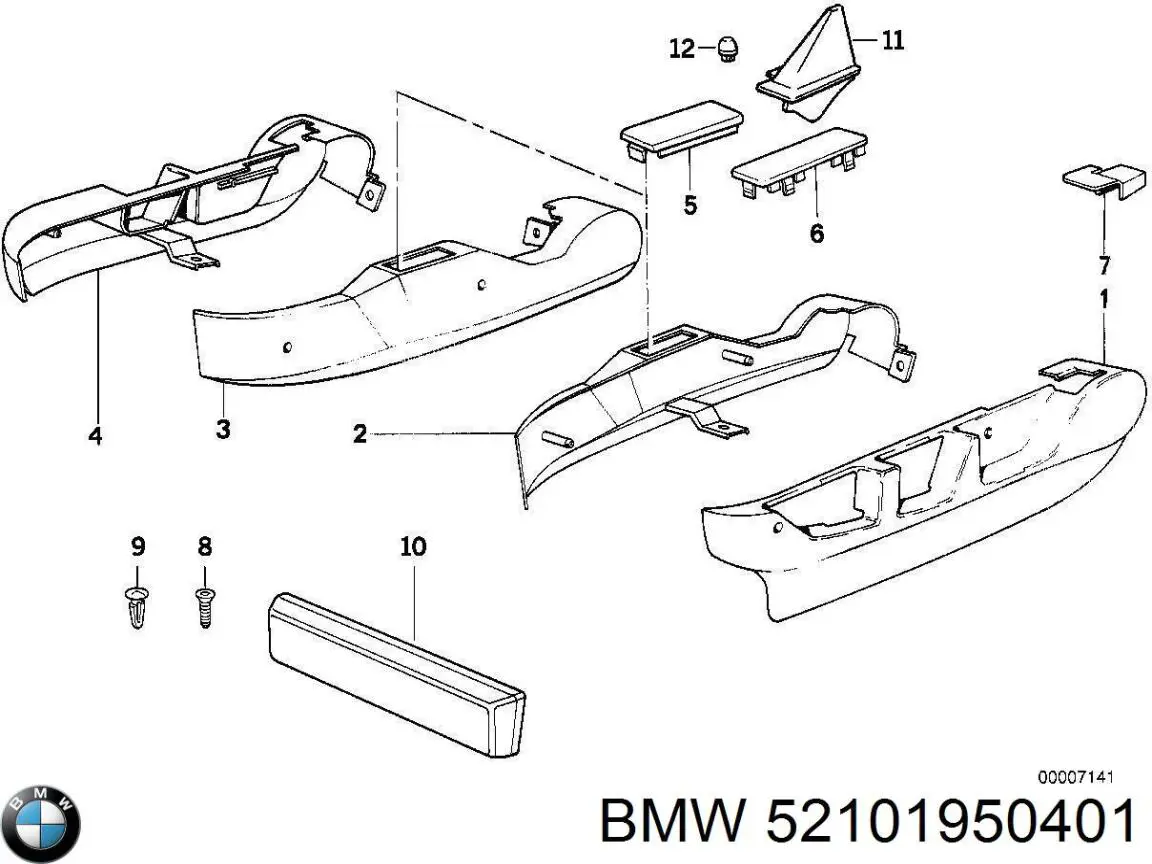  BMW 52101950401 ціна, від 55.29 USD