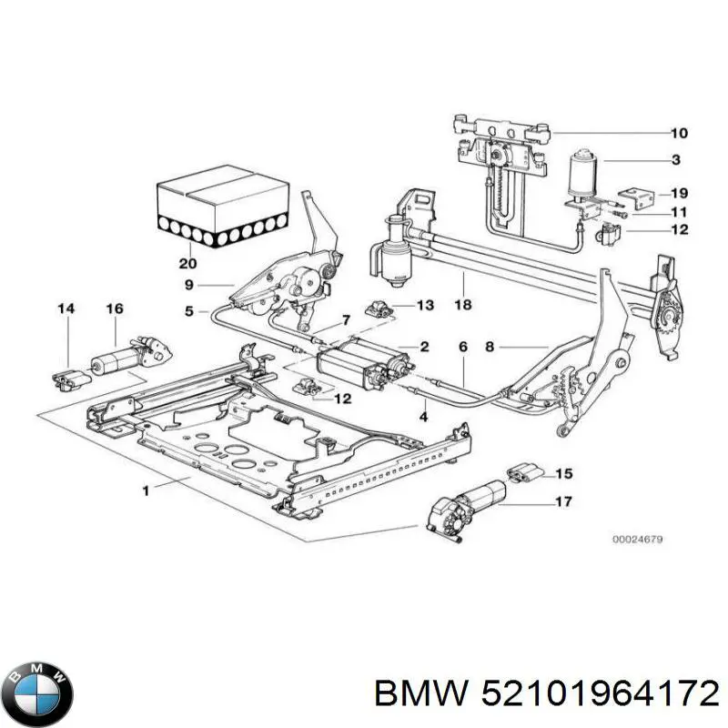  BMW 52101964172 ціна, від 44.73 USD