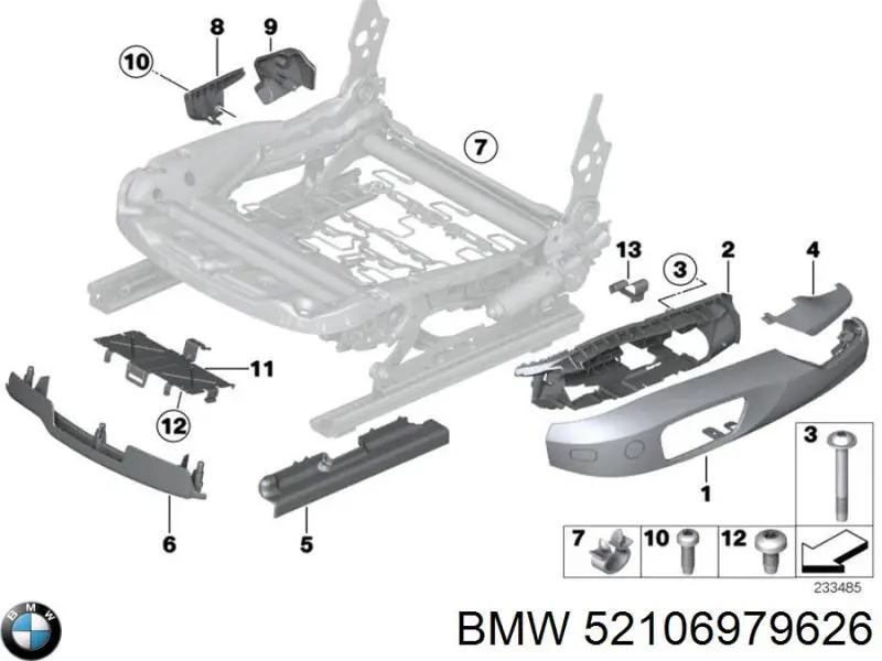 Купити 52106979626 BMW 