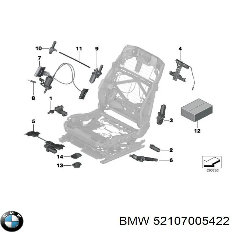  BMW 52107005422 ціна, від 120.33 USD