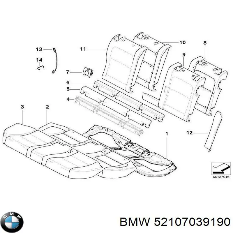  BMW 52107039190 ціна, від 52.78 USD