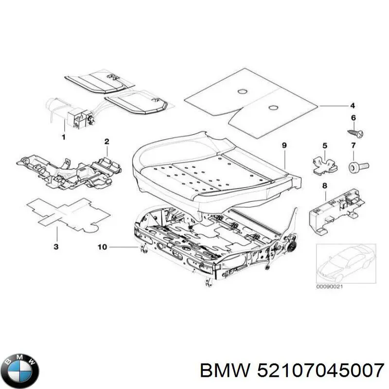  BMW 52107045007 ціна, від 56.43 USD