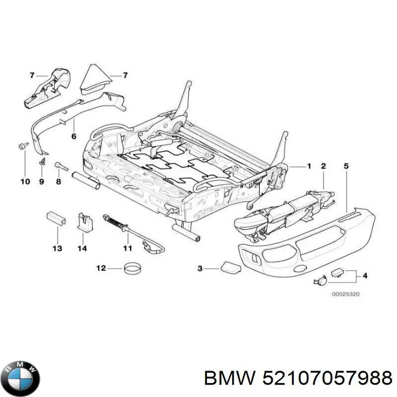  BMW 52107057988 ціна, від 73.61 USD
