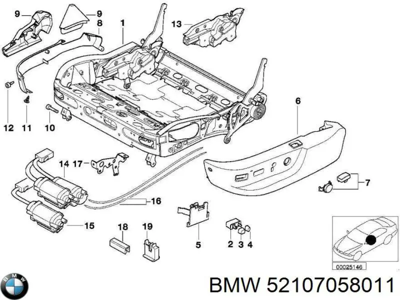 Купити 52107058011 BMW 