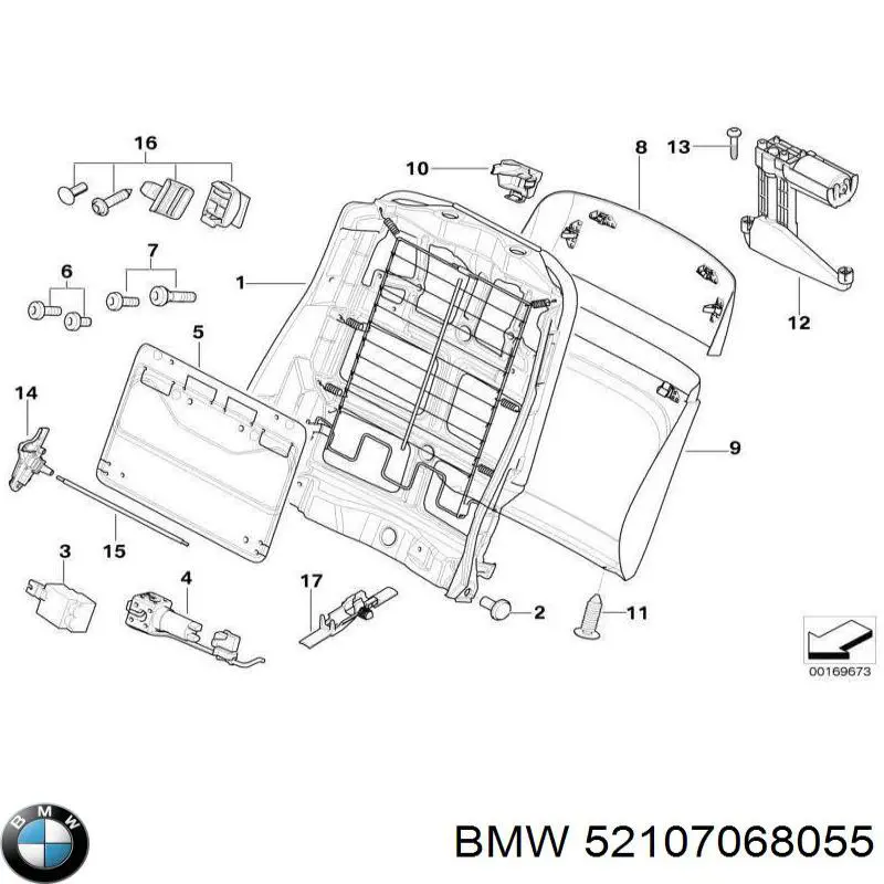  BMW 52107068055 ціна, від 22.76 USD