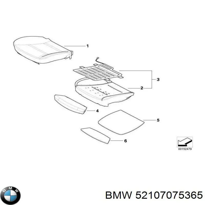 Купити 52107075365 BMW 