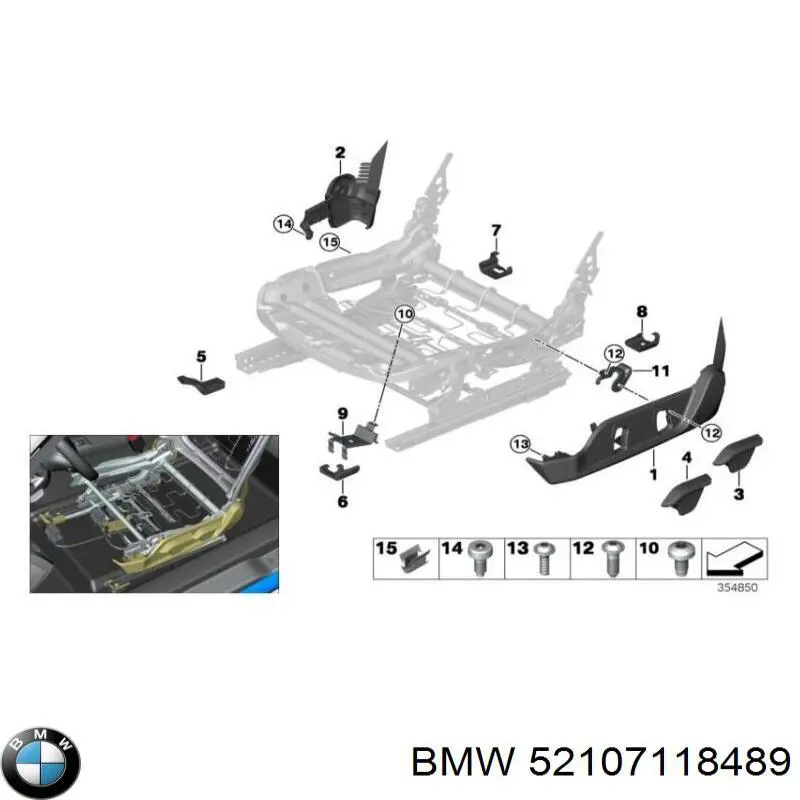 Купити 52107118489 BMW 