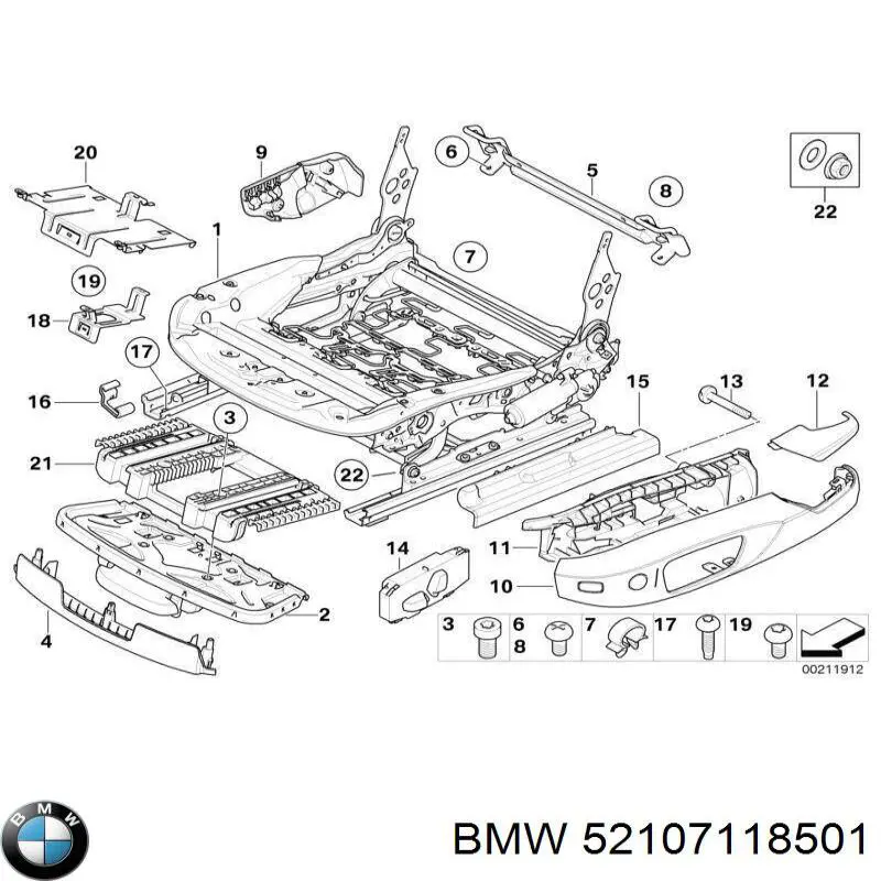 BMW 52107118501 ціна, від 25.34 USD