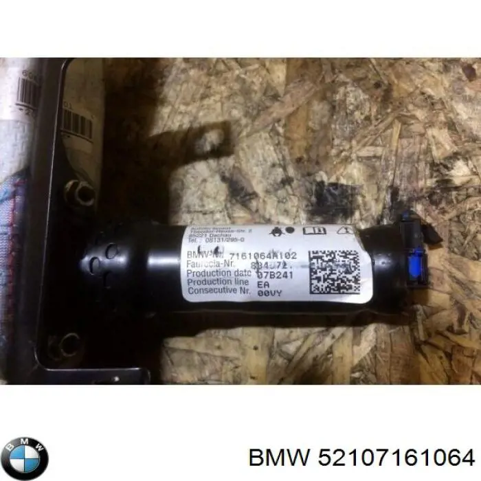 Подушка безпеки AIRBAG спинки сидіння, правого BMW 52107161064 ціна, від 17.61 USD