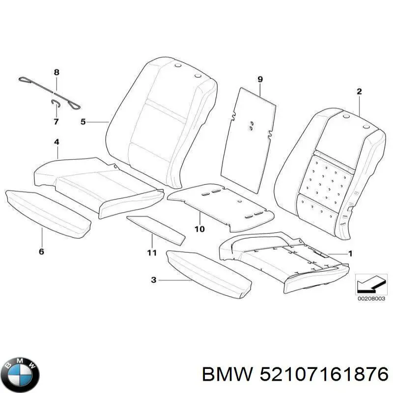  BMW 52107161876 ціна, від 317.09 USD