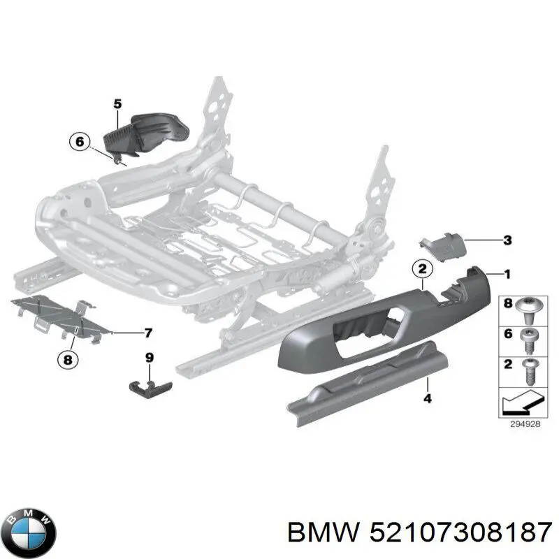  BMW 52107308187 ціна, від 26.60 USD