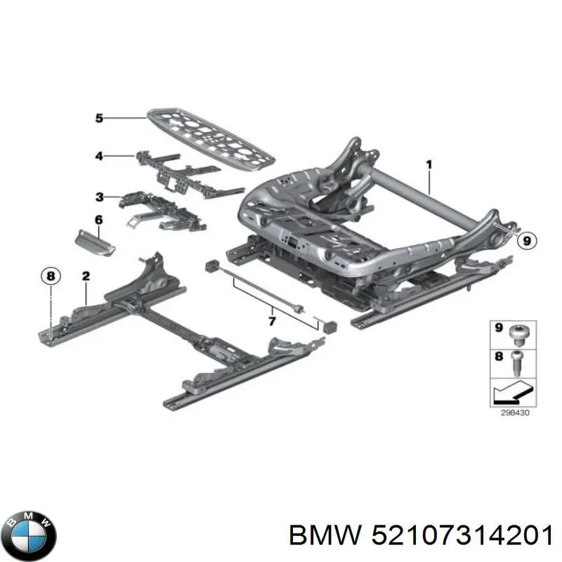 BMW 52107314201 ціна, від 166.90 USD