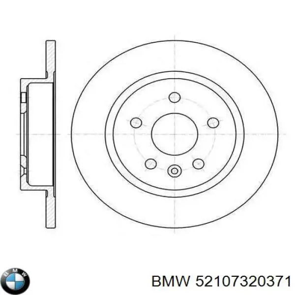  BMW 52107320371 ціна, від 187.15 USD