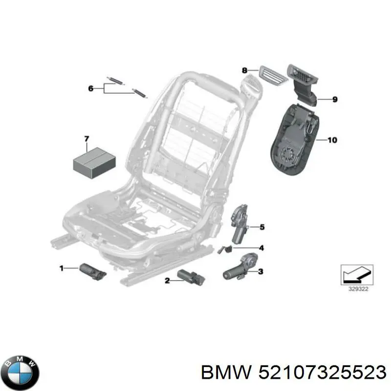 Купити 52107325523 BMW 