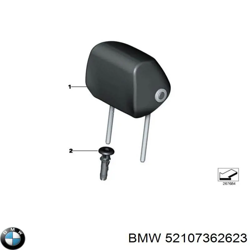  BMW 52107362623 ціна, від 35.39 USD