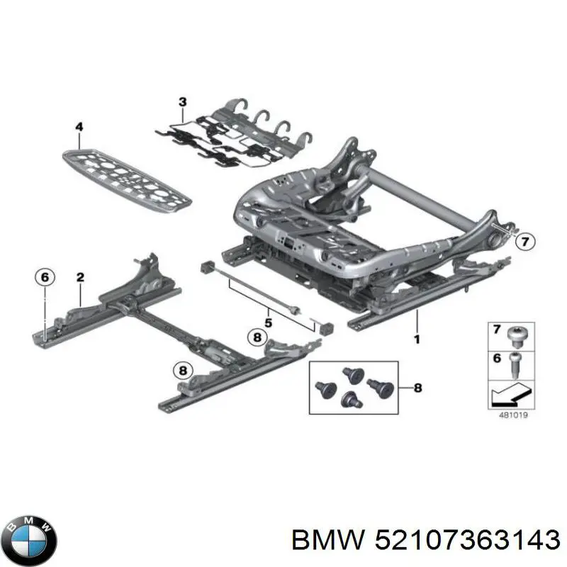  BMW 52107363143 ціна, від 253.31 USD
