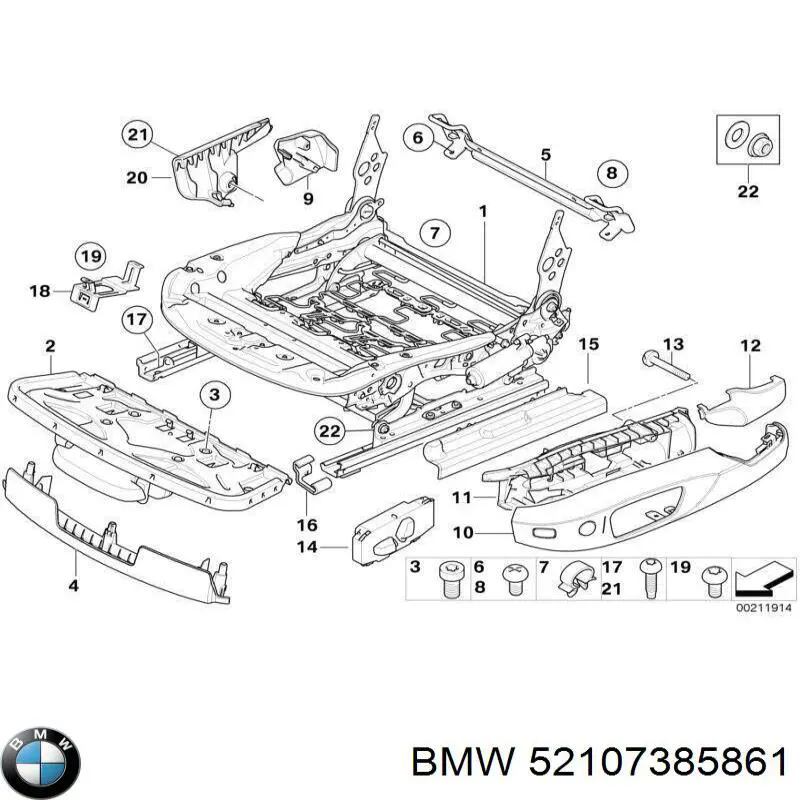 Купити 52107385861 BMW 