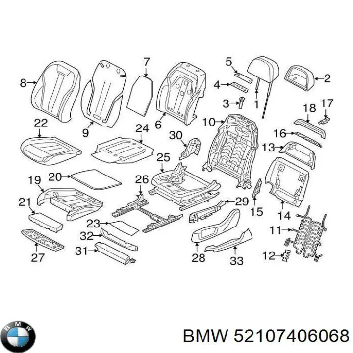  BMW 52107406068 ціна, від 240.72 USD