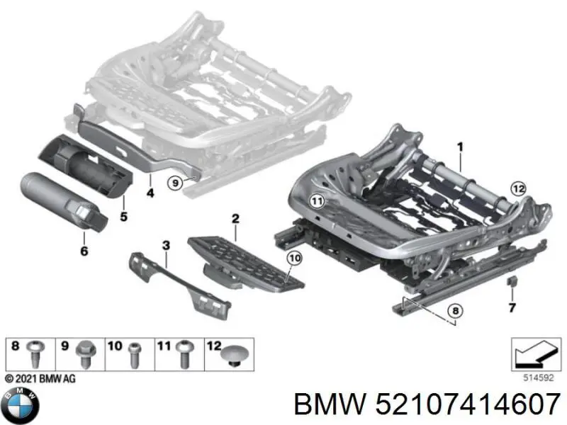 Купити 52107414607 BMW 