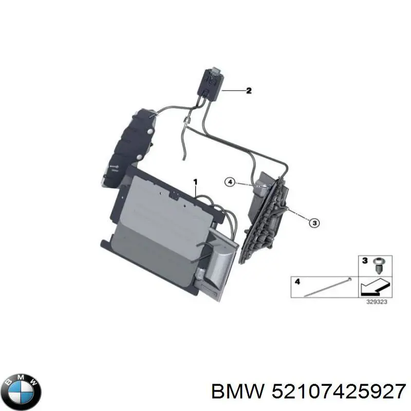  BMW 52109891411 ціна, від 189.46 USD