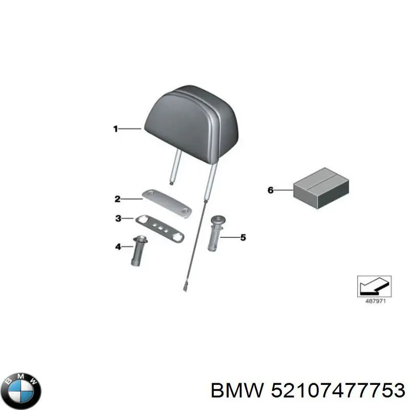 Купити 52107406071 BMW Двигун склопідіймача двері передньої, правої