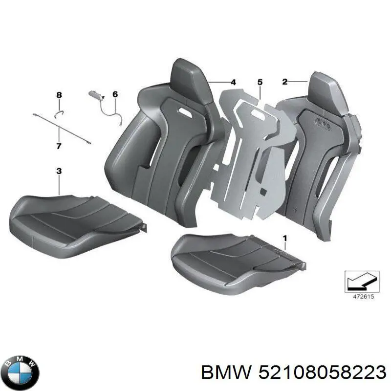 BMW 52109503045 ціна, від 346.23 USD