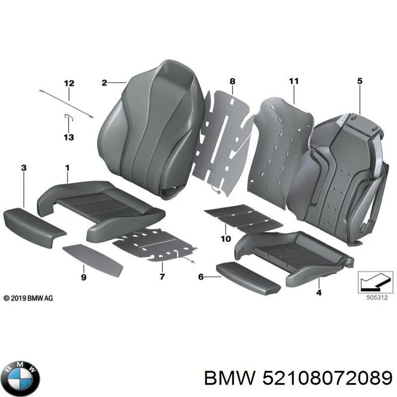 52108072089 BMW 