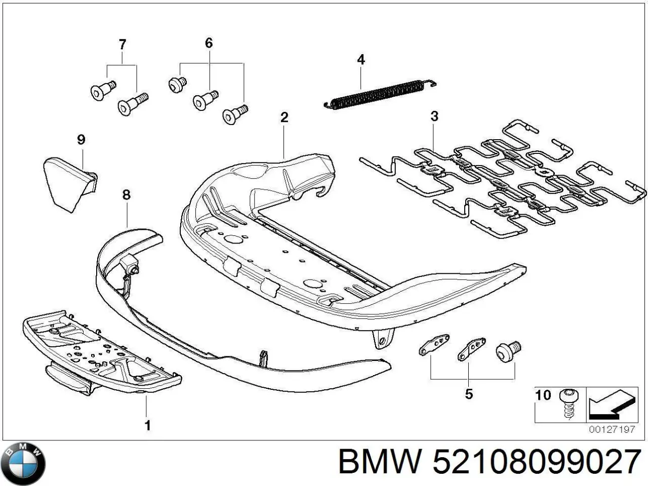  BMW 52108099027 ціна, від 17.14 USD