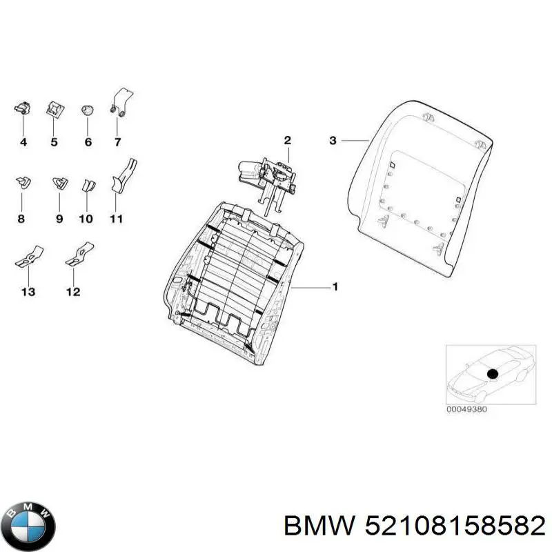 52108158582 BMW 