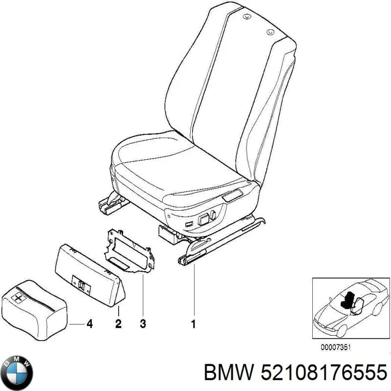  BMW 52108176555 ціна, від 26.11 USD