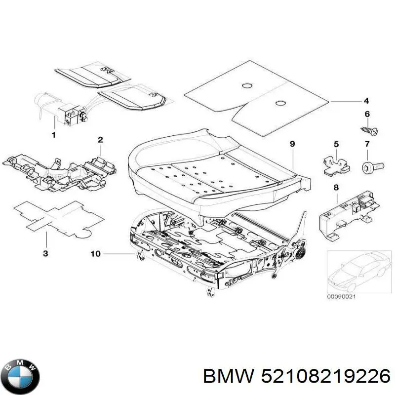  BMW 52108219226 ціна, від 38.10 USD
